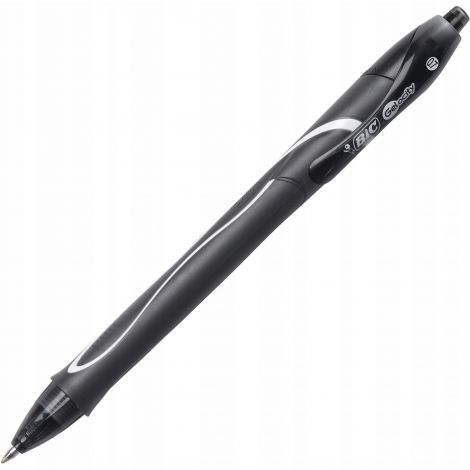 Długopis Bic Gelocity Dry 0.7mm szybkoschnący dla leworęcznych Czarny